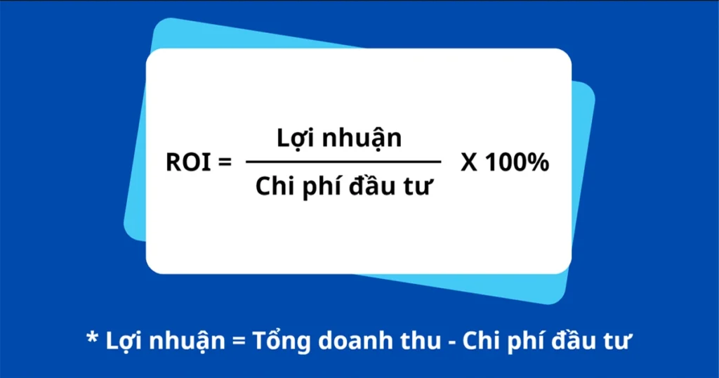 Công thức ROI giúp xác định lời hay lỗ của một khoản đầu tư