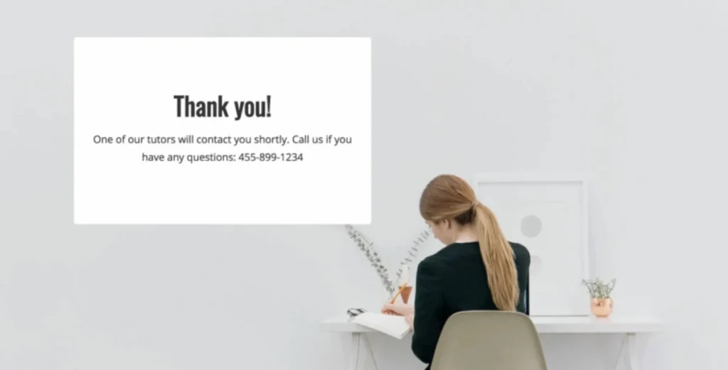 Ảnh minh họa cách tối ưu thank you page để tăng hiệu quả chuyển đổi.