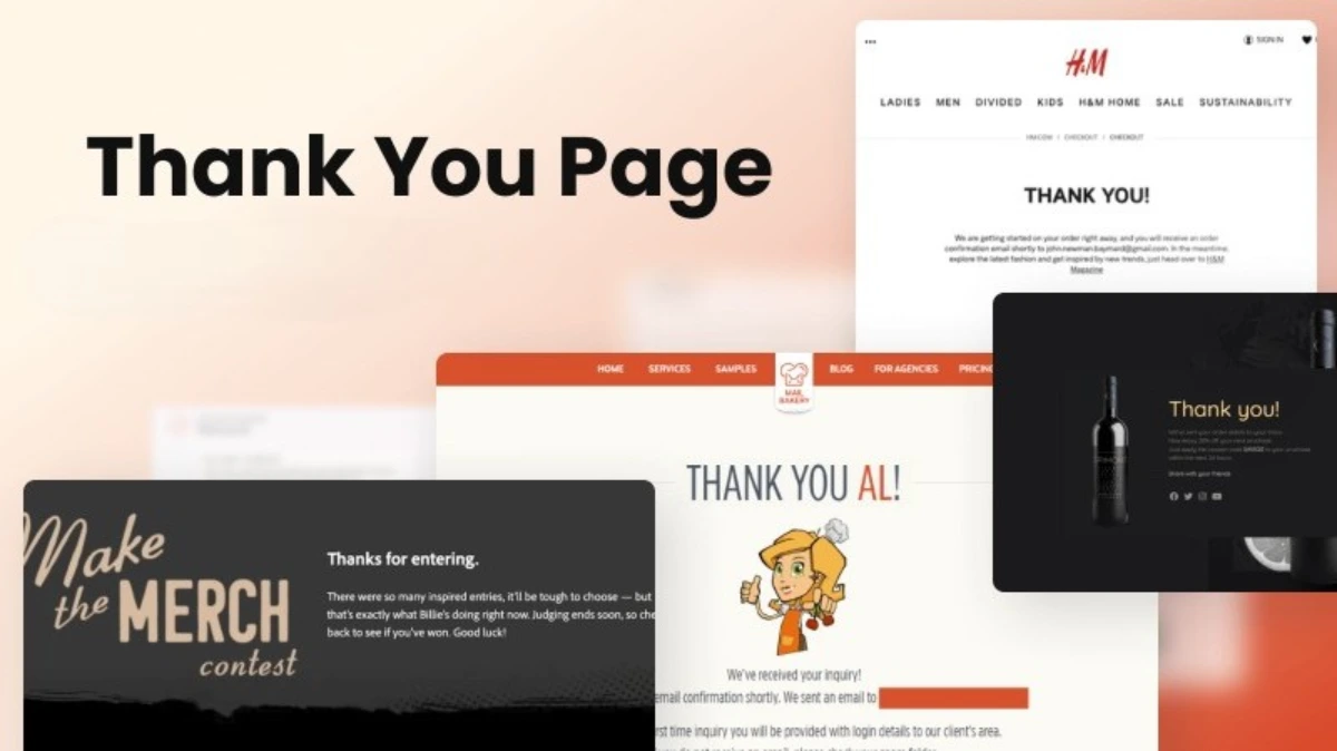 Ảnh minh họa lợi ích của thank you page đối với chuyển đổi và trải nghiệm khách hàng.