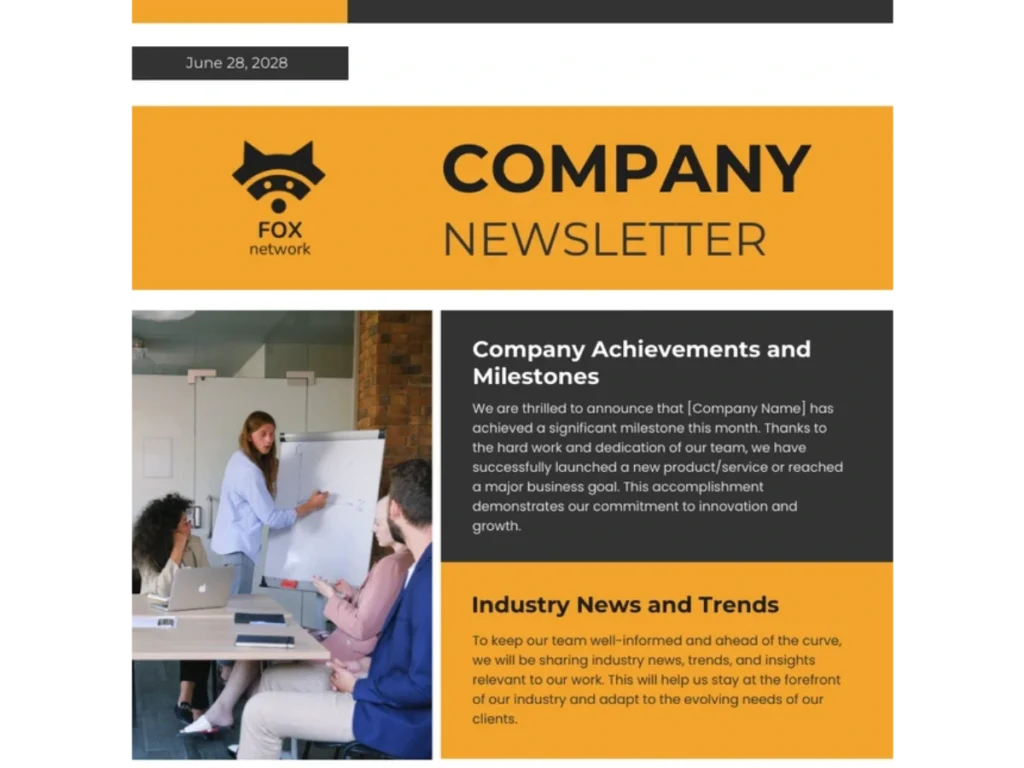 Thiết kế newsletter giới thiệu khái niệm newsletter và cách trình bày nội dung email marketing