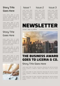 Thiết kế newsletter cân bằng giữa hình ảnh, nội dung và bố cục